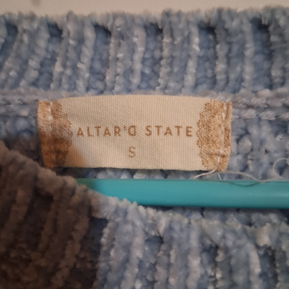 Altar'd State Blue Crop Top